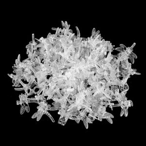 Aoresac de Tige &agrave; Forte Adh&eacute;rence, Support D'orchid&eacute;e en Plastique Robuste, Support de Plante &agrave; D&eacute;gagement Facile pour Vignes, Rose Rouge Transparent, Fixation Facile des Couronnes de (Blanc (Kai-Shi, neuf)