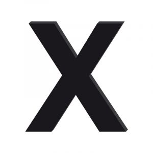 Adzif.biz Le sticker de decoration - Lettre D&eacute;corative Verre Acrylique Noir. Lettrage Adh&eacute;sif Verre Synth&eacute;tique. Lettre Autocollante pour Pr&eacute;nom, D&eacute;coration Mariage, Enseigne (Forum France, neuf)