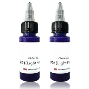 MYGLOAR 2 flacons d'encre noire concentr&eacute;e pour le tra&ccedil;age et la coloration, encre de tatouage professionnelle. 2 flacons d'encre concentr&eacute;e (Violette 30+30ML) (GAO JIA  DE  DIAN, neuf)
