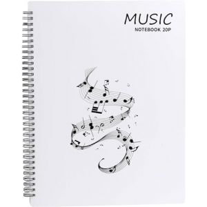 CHUANGOU Dossier de Musique A4, Classeur pour partitions &agrave; partitions, Dossier de Rangement pour Partitions, Porte Partition(Blanc) (Orangext, neuf)