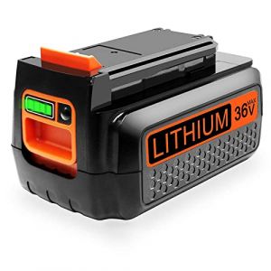 DTK 2500mAh 36V Li-ION de Rechange Batterie pour Black et Decker 36V BL20362 BL2536 LBX2040 LBXR36 LBX1540 LBX2540 LBX36 LST540 LCS1240 BL2036-XJ LST136 avec indicateur LED (EEEcount, neuf)