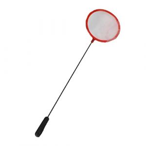 TEBI Épuisette à mailles fines pour aquarium de 7,6 cm de diamètre, durable, solide et sans danger pour nettoyer les petits poissons et les crevettes Rouge (GuangZhouBaoQiKeJiYouXianGongSi, neuf)