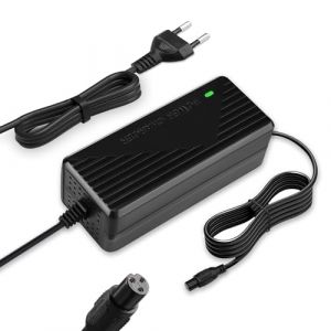 Xahpower Chargeur Hoverboard, 42V 2A 3 Broches Chargeur Trotinette Electrique avec Radiateur Ventilateur pour Draisienne Electrique, Hoverboard, Connecteur 9mm (Xahpower-eu, neuf)