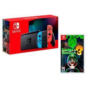 Nintendo Switch Rouge/Bleu N&eacute;on 32Go [nouveau mod&egrave;le] + Luigi's Mansion 3 (DistribNet, neuf)
