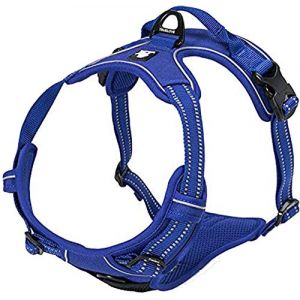 TRUE LOVE Réfléchissant Harnais De Chien Réglable Décourager Tirer Pet Gilet Durable en Nylon De Voiture TLH5651 (Bleu Royal, XS) (Truelove Pet Garment and Shoes Co.Ltd., neuf)