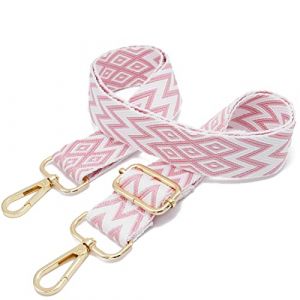 Sangle Sac Bandouliere, Bandoulière pour Sac à Main Sangle De Rechange réglable Femmes Bricolage Remplacement D02 3.8cm/Gold (Kocris Casa EU, neuf)