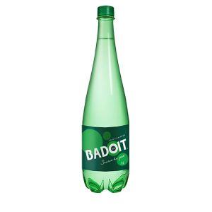 BADOIT Eau Minérale Gazeuse Verte 12X1l | Rafraîchissez-vous avec cette délicieuse eau gazeuse minérale en bouteilles de 1l. - L'Unité (Conseil & Négoce Européen, neuf)