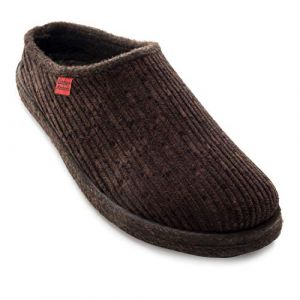 Andr&eacute;s Machado - Chaussons pour homme et femme pour l&acute;hiver - Slippers - AM001 &ndash; Pantoufles unisex - velours c&ocirc;tel&eacute; et doublure en Coton&ndash; Semelle de marche en caoutchouc - Marron, EU 43 (Andr&eacute;s Machado, neuf)
