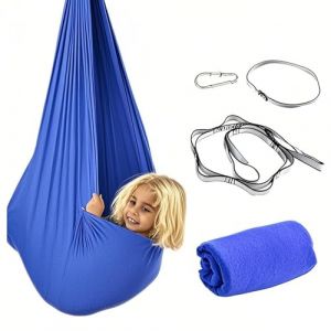 Balan&ccedil;oire Sensorielle pour,Hamac C&acirc;lin Doudou | Balan&ccedil;oire Ber&ccedil;ante B&eacute;b&eacute; pour Chambre, Jardin, Int&eacute;rieur, Ext&eacute;rieur, &Eacute;cole, Maison (Damilye, neuf)