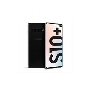 Samsung Galaxy S10+ - Smartphone portable débloqué 4G (Ecran : 6,4 pouces - Dual SIM - 128GO - Android) Nor (F-Service FR, neuf)