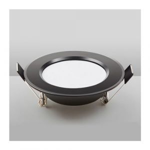 DYYK LED Downlight 12V étanche IP65 7W 9W 12W 15W 3W 5W Noir plafonnier Spot for Salle de Bain éclairage extérieur et intérieur(Warm White 3000K,7W 12V) (huifengzichen, neuf)