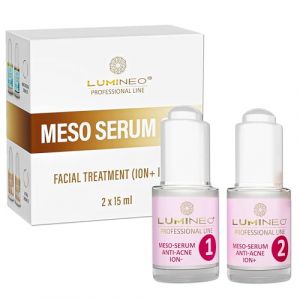 Lumineo Galvanique S&eacute;rums Visage (set) | s&eacute;rum visage cr&egrave;me anti-acn&eacute; r&eacute;duit points noirs et boutons pour appareils &agrave; ultrasons appareils de massage facial avec ion (Lumineo, neuf)