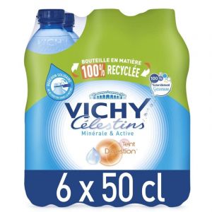 VICHY CELESTINS - Eau Minérale Naturelle Gazeuse 6X500Ml - Prix de l'Unité (Franc shopping, neuf)