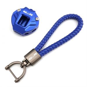 Générique 5 Couleurs Accessoires de Moto Coque de Protection de clé en Aluminium Porte-clés Porte-clés Compatible avec Suzuki GSR 750 400 600 GSR750 GSR400 GSR600 (YYSCBHD, neuf)
