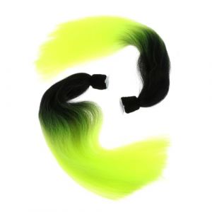 PACKOVE 1 Paire Casque Dreadlocks Casque Tresse Casque De Queue De Cheval De Cheveux De Casque Tresser Moteur Casques De Double Black Fibre (Spring TU, neuf)