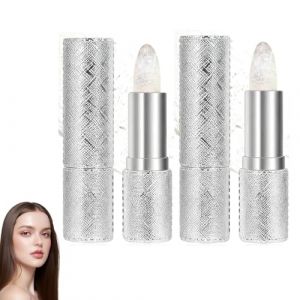 Rouge &agrave; l&egrave;vres changeant de couleur, longue tenue, formule hydratante, teinte automatique au contact, non collant, adapt&eacute; &agrave; tous les types de peau (Argent#2) (MiYaoQi-FR, neuf)