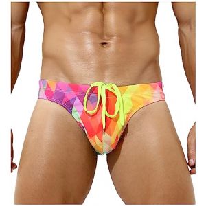 Casey Kevin Maillot de Bain Homme Mini Slip Swim Piscine Just for Men Natation Jammer Drole Bronzant Surf Sexy Moulant Short Briefs Swimwears Plage S&eacute;chage Rapide (Casey-Kevin, neuf)