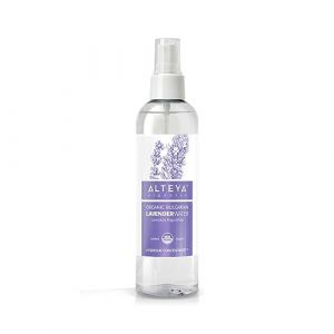 Alteya Organic eau de lavande - Vaporisateur 250ml - Certifiée 100% organique USDA, Pure bio naturelle, Eau de fleurs distillée à la vapeur à partir de fleurs fraiches de Lavandula Angustifolia cueillies à la main, Vendue directement par le producteur et