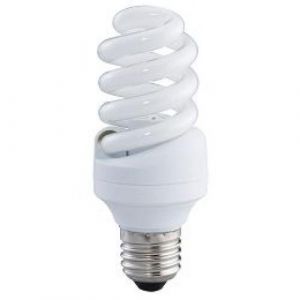 Ampoule à économie d'énergie spirale Mini 13 W Vis E27 Lumière chaude 2700ºk, luminosité haute 760LM. (il-lumina Lampes design et Ampoules online, neuf)