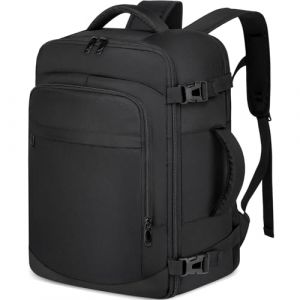 Baggage Cabine 40x20x25 pour Ryanair Sac à Dos Voyage Cabine pour Wizzair Sac 40x30x20 Petit Bagage à Main Cabine Avion Sac à dos pour Ordinateur Portable 14 Pouces Femme Homme Sous Siège Bagages,Noir (jingtupiju, neuf)