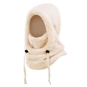 Cagoule Unisexe Garcon Fille 3-10 Ans Bonnet Enfant Hiver Chaud Laine Fine Epais Ski Modo Mignon Protection d'oreilles &Eacute;charpe Chapeau Cape Bobs Ajustable (FR/ES, &Acirc;ge, 3 Ans, 10 Ans, Beige) (Cabrianne, neuf)