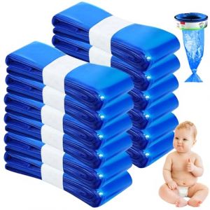 12 Recharge Poubelle a Couche, Sac Poubelle Couche Grande Capacité, Excellente Résistance Anti-Odeur, Recharge Sac Poubelle Couche Compatible avec Tommee Tippee Angelcare Genie Litter Locker (Bleu) (DOBRICA BREDA SHOP S.R.L., neuf)
