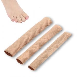 Lot de 3 Protection Orteils en Silicone Découpable, Tube de Coussin D'orteil, Bandage de Tube de Protection des Doigts en Gel Doux pour Enlever les Cors, Traitement des Oignons, Callosités (Anyushangmao, neuf)
