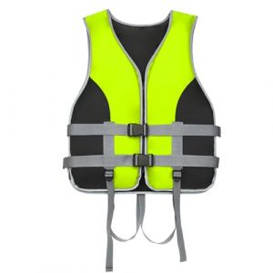 AZVFLY Gilet de Sauvetage pour Adulte: Gilet de Sauvetage en Tissu Oxford 600D Avec Boucle Réglable, un Cadeau pour les Amateurs de Sports Nautiques Adapté à la Natation, au Surf, au Jet Ski(Yellow,XX (LWX SHOP, neuf)