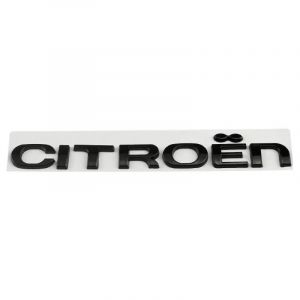 BAOYBS Voiture Logo pour Citroen C3 2002-2025, 3D Edition Stickers en M&eacute;tal D&eacute;coratif pour Voiture Autocollant Dr&ocirc;le Car Styling D&eacute;coration Accessoires,Black (handanzhihadianzishangwuyouxiangongsi, neuf)