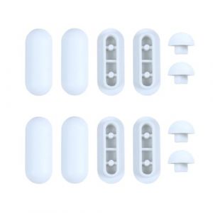 JEYORZY 12 Pièces Patins pour Abattant WC, Amortisseur WC, tampons pour abattant de WC, pour Siège de Toilette D'amortisseurs, Abattant WC Tampon de Remplacement de Toilette, pour les Hôtels Familiaux (Wacicy EU, neuf)