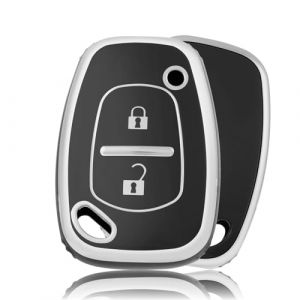 OFFCURVE Etui a Cle Voiture Coque Clé, Étui à Clés Couvre Clef Cache Clef Apte à Renault Trafic Master MK2 Kangoo Opel Vauxhall Vivaro Movano Nissan Primastar Interstar Kubistar (OFF CURVE EUR, neuf)