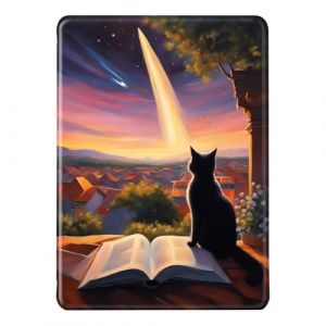 Coque Kindle Paperwhite 2021 6.8" Cuir Flip Etui Silicone TPU Ultra Mince Auto Veille ou Réveil Case Jolie Femelle Créatif Modèle Housse pour Kindle Paperwhite 11e Génération 2021 (7) (SGKITM, neuf)