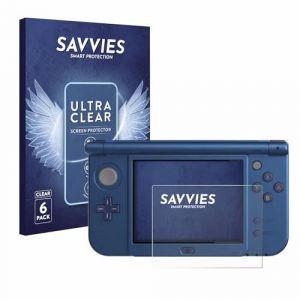 savvies Protection Ecran pour Nintendo New 3DS XL (Affichage inférieur) (6 Pièces) - Film Protection Ultra Clair (protectionfilms24 France, neuf)