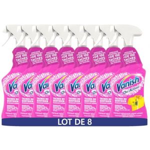 Vanish Pistolet Détachant textile avant lavage - lot de 8 x 750ml (Pennguin-FR-Home, neuf)