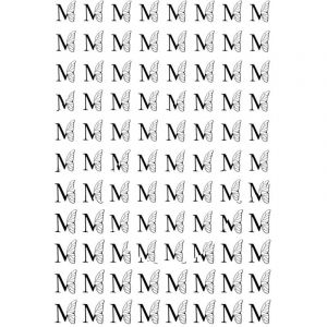 Tatouage Ephemere Lettre M Papillon Tatouage Temporaire Étanche Femelle Mignon Petit Motif Tatouage Temporaire (PEKNUX, neuf)