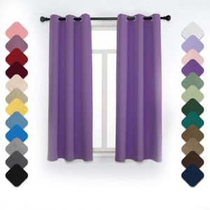 Rideau Occultant Lot de 1 &agrave; Oeillets, Rideau Thermique, 200x220cm (LxH) Rideau Porte, Rideau Opaque, Rideau Isolant Phonique, Rideau pour Dressing, pour Chambre Salon Balcon Violet (Xiangchengshiyansuoshangmaoyouxiangongsi, neuf)