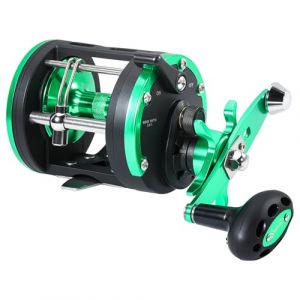 Sougayilang Moulinet de tra&icirc;ne lisse et puissant, bobine oc&eacute;anique pour p&ecirc;che en bateau, moulinet &agrave; vent pour eau sal&eacute;e pour silure, brochet, bar, saumon-G30L (CARP FISHING 955, neuf)