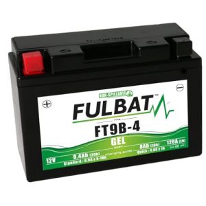FULBAT BATTERIE MOTO FULBAT GEL FT9B-4 / YT9B-BS 12V 8,4AH 120A (Ponera, neuf)
