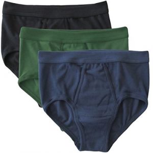 HERMKO 3240 Lot de 3 Slip Homme avec Ouverture Fine côte en 100% Coton Biologique Lavable à 60°C - Beaucoup Couleurs, Taille:2 (S), Mehrfarbig (Sortimente):Mix n/BF/o (HERMKO, neuf)