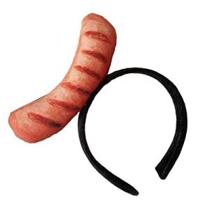 Uqezagpa Serre-t&ecirc;te amusant pour f&ecirc;te - Chapeau de hot-dog - Imitation chapeau - Costume d'&oelig;uf au plat (TUO-tuo, neuf)