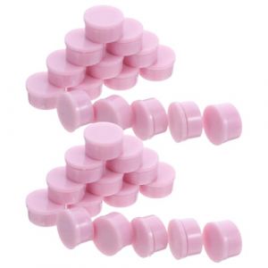 DEARMAMY 100 Mini Roulements Rotatifs pour Loisirs Cr&eacute;atifs Base Pivotante Rose 100 Pcs Roulement pour Moulin &agrave; Vent DIY Support Rotatif D&eacute;coratif pour Bijoux et Poup&eacute;es (Liiane, neuf)