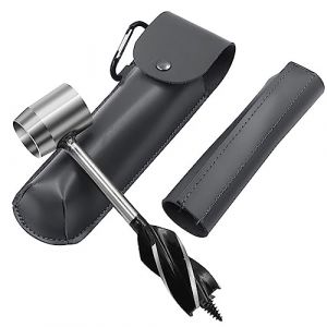 ysister Bushcraft Clé à tarière manuelle foret à main pour le travail du bois Clé à tarière manuelle Foret hélicoïdal manuel outil de survie pour Le Camping, l'extérieur, la randonnée (ysister, neuf)