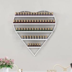 Pr&eacute;sentoir de Vernis &agrave; Ongles, Support mural for vernis &agrave; ongles, affichage esth&eacute;tique for vernis &agrave; ongles, support organisateur multifonctionnel for magasin de beaut&eacute;/ongles(White,1 Set) (daixianronglebaihuozhan, neuf)