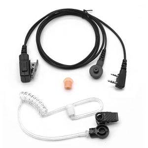NEWASHAN &Eacute;couteur Oreillette Casque Compatible avec Baofeng Radio UV-5R UV-82 UV-9R Kenwood TK-2160 TK-3401 TK-3402 TK-3501E TK-3701D TH-F7E TH22E TH-K20 Midland CT710 CT990 G10Pro G11Pro G13 2-pin (newashan, neuf)