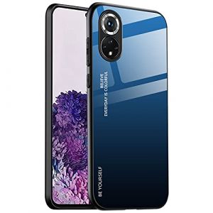 DOINK Coque en Verre D&eacute;grad&eacute; pour Huawei Honor 50 5G | Huawei Nova 9, Color&eacute; Etui en Verre Tremp&eacute; + TPU Silicone - Couleur 7 (Dinsi, neuf)