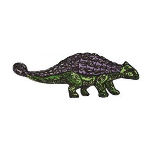Finally Home Écusson Thermocollant | Dinosaure Ankylosaurus | Patch à coller au fer à repasser ou à coudre | Pièce de décoration ou réparation pour vêtement, jean, sac, pantalon, veste (Finally Home Shop, neuf)