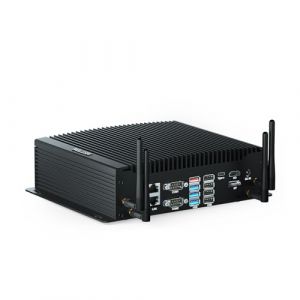 HISTTON Fanless Mini PC Core i7-10710U, 64GB RAM 1TB M.2 SSD, PC Industriel with 6 RS232 COM, HD+DP+Type-C Triple Display, 2 LAN, 8 USB, GPIO, SIM, WiFi, BT4.2, Mini PC Windows 11 Pro, Linux/Ubuntu (HISTTON Mini PC, neuf)