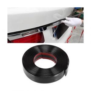 JNNJ Moulure Chrome, Auto Flexible Bande Adh&eacute;sive Moulures, Bande Protection Ext&eacute;rieur Voiture DIY Chrom&eacute; Trim Noir (KJHmaoyi, neuf)