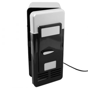 Mini R&eacute;frig&eacute;rateur USB - Frigo Personnel Compact, Appareil Portable Double Fonction | Rafra&icirc;chisseur Et R&eacute;chauffeur Boissons Snacks, Accessoire Bureau Chambre &Eacute;tudiants Adolescents Filles Pratique Mod (Kunao, neuf)