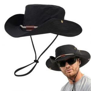 LQUYTA Chapeaux de Soleil pour Femmes et Hommes, Chapeau De Pluie, Chapeau Seau De P&ecirc;che Randonn&eacute;e Plage, Chapeau Seau &agrave; Large Bord (CCtunCanton O&Uuml;, neuf)